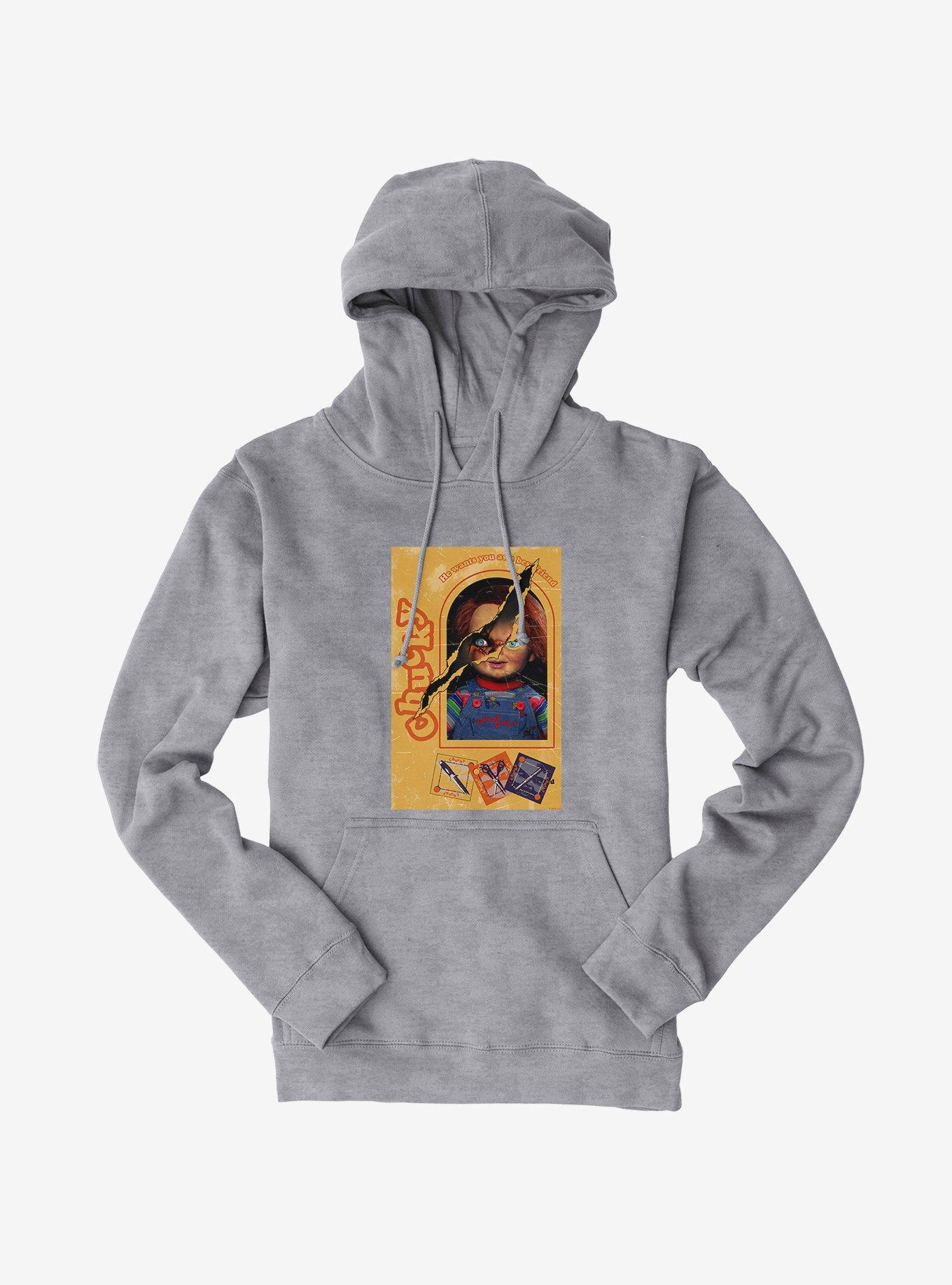 Chucky Doll Box Torn Hoodie