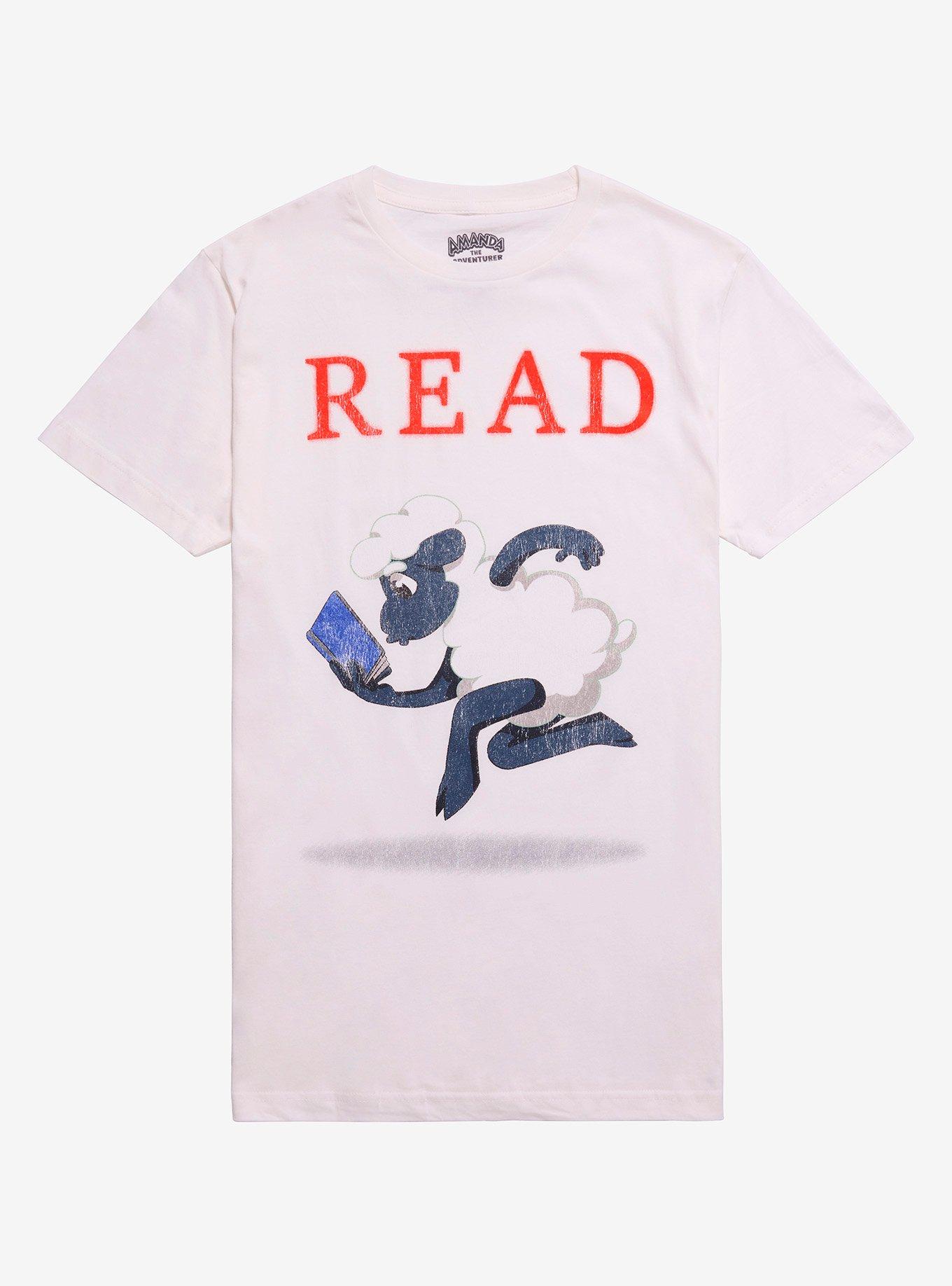 Amanda The Adventurer Read Sheep T-Shirt