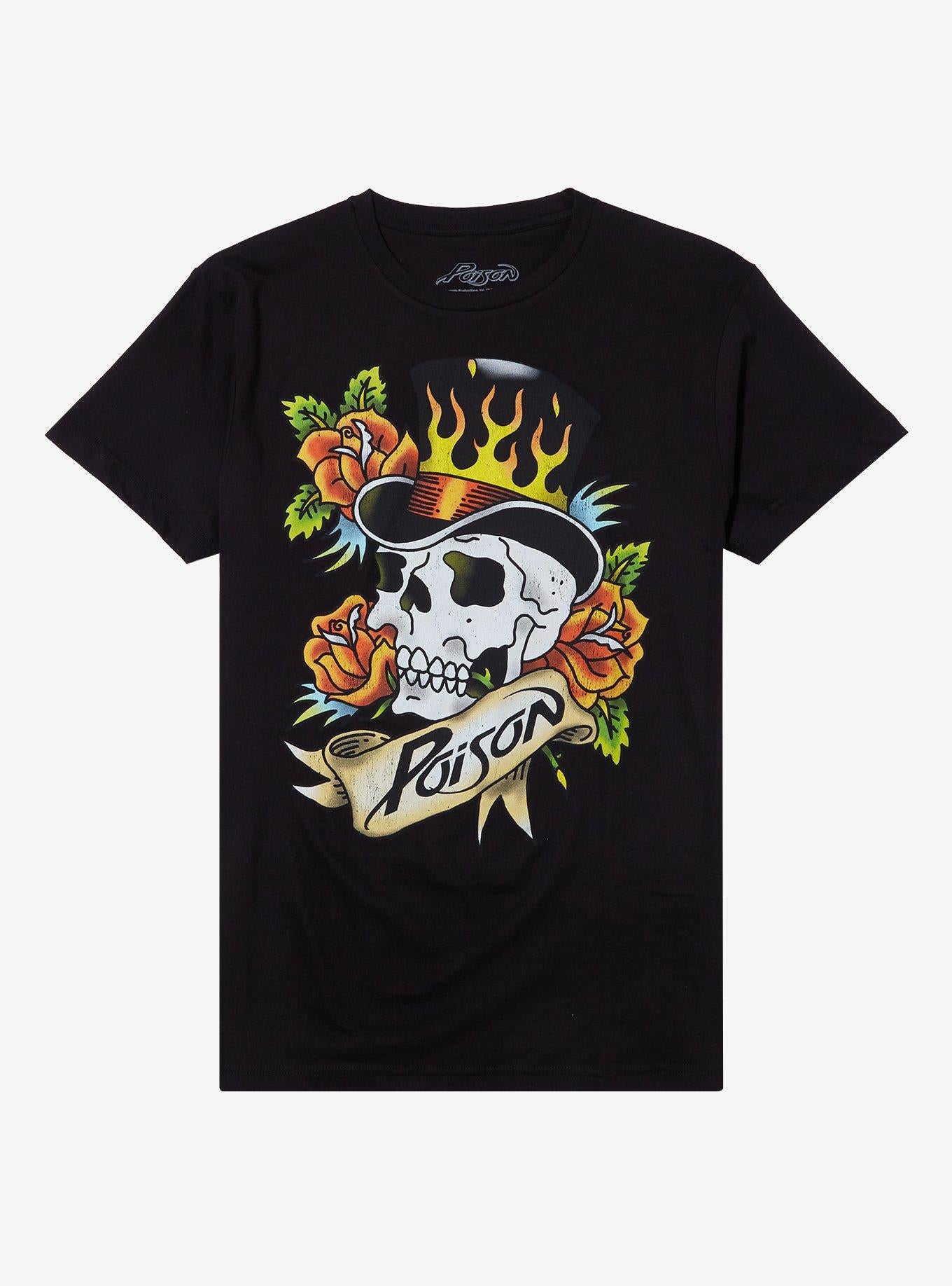 Poison Tattoo Skull T-Shirt