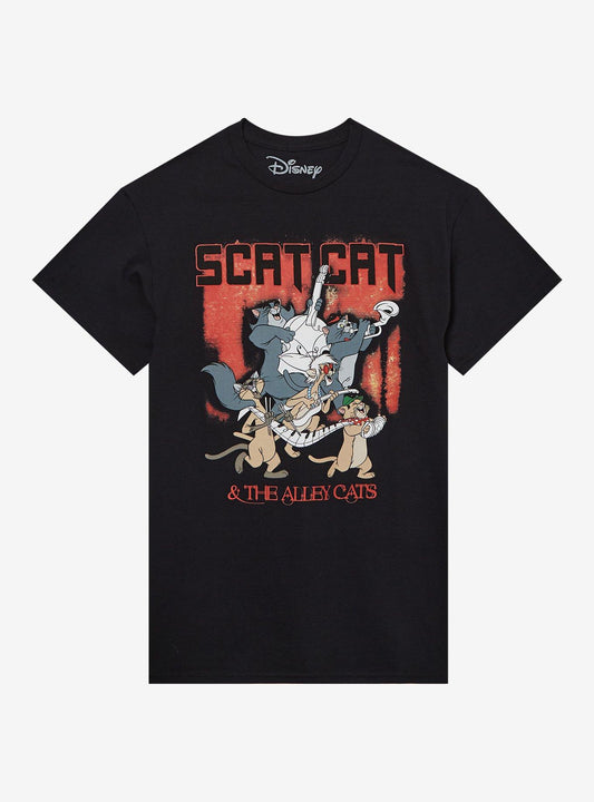 Disney The Aristocats Scat Cat The Alley Cats TShirt Graphic Tee | Graphic Tee | Unisex Shirt | High-Quality Print