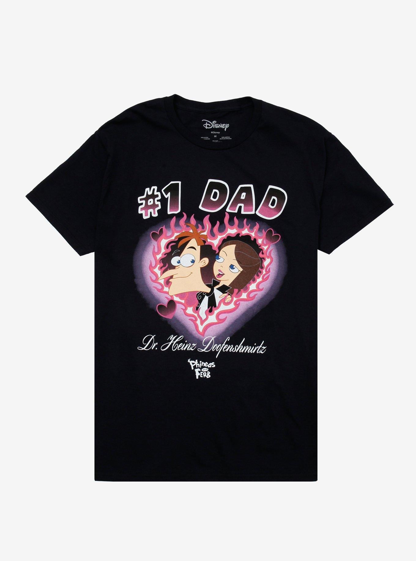 Disney Phineas And Ferb Doofenshmirtz 1 Dad TShirt Graphic Tee | Graphic Tee | Unisex Shirt | Comfortable Daily Wear