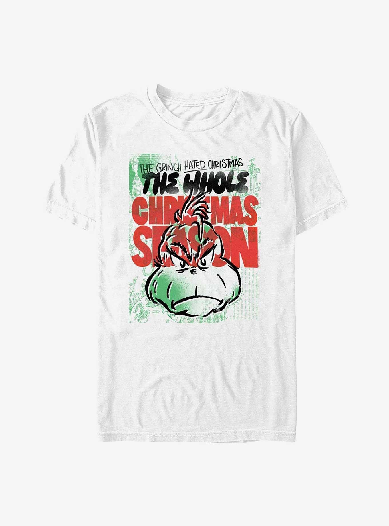 Dr Seuss Hated Christmas Season T-Shirt T-Shirt | Trending Design | Perfect For Daily Wear
