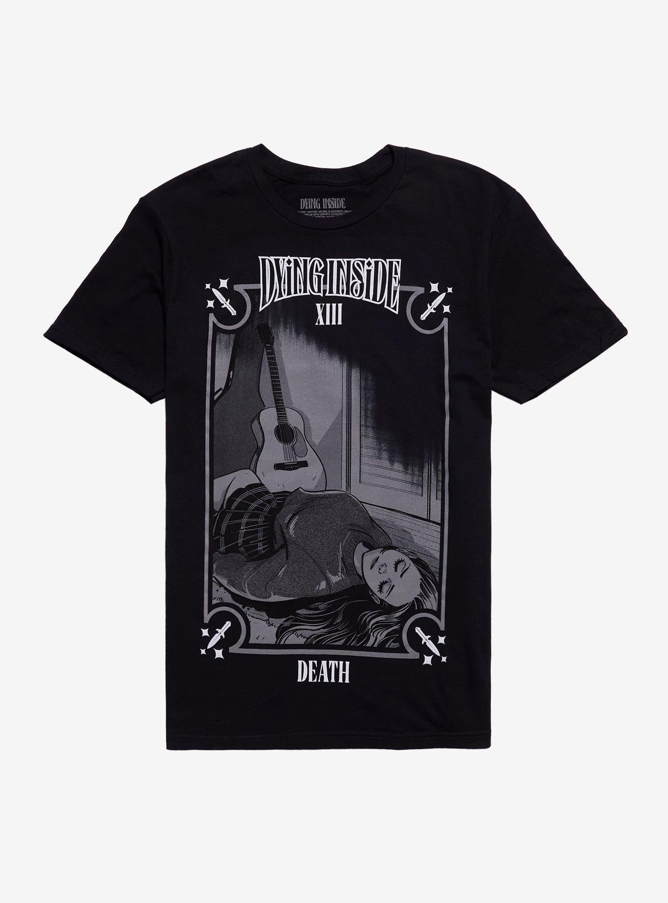 Dying Inside Death Tarot Card T-Shirt