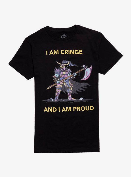 Cringe And Proud T-Shirt By Wizard of Barge
