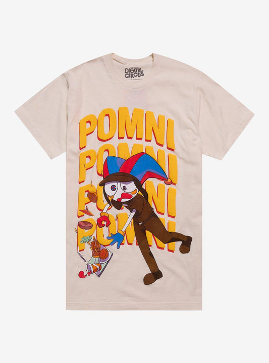 The Amazing Digital Circus Pomni Puff Paint T-Shirt