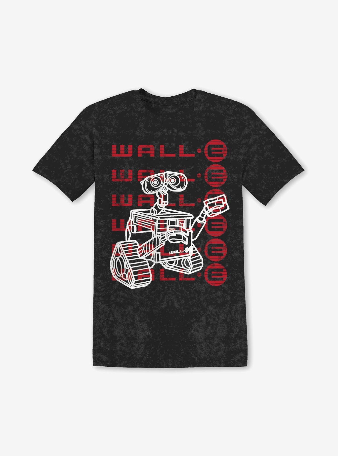 Disney Pixar WALL-E Mineral Wash Boyfriend Fit Girls T-Shirt