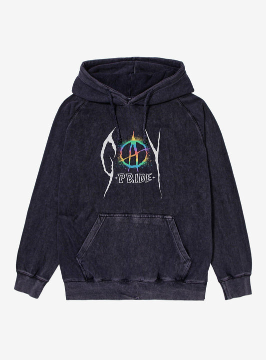 Pride Anarchy Pride Mineral Wash Hoodie