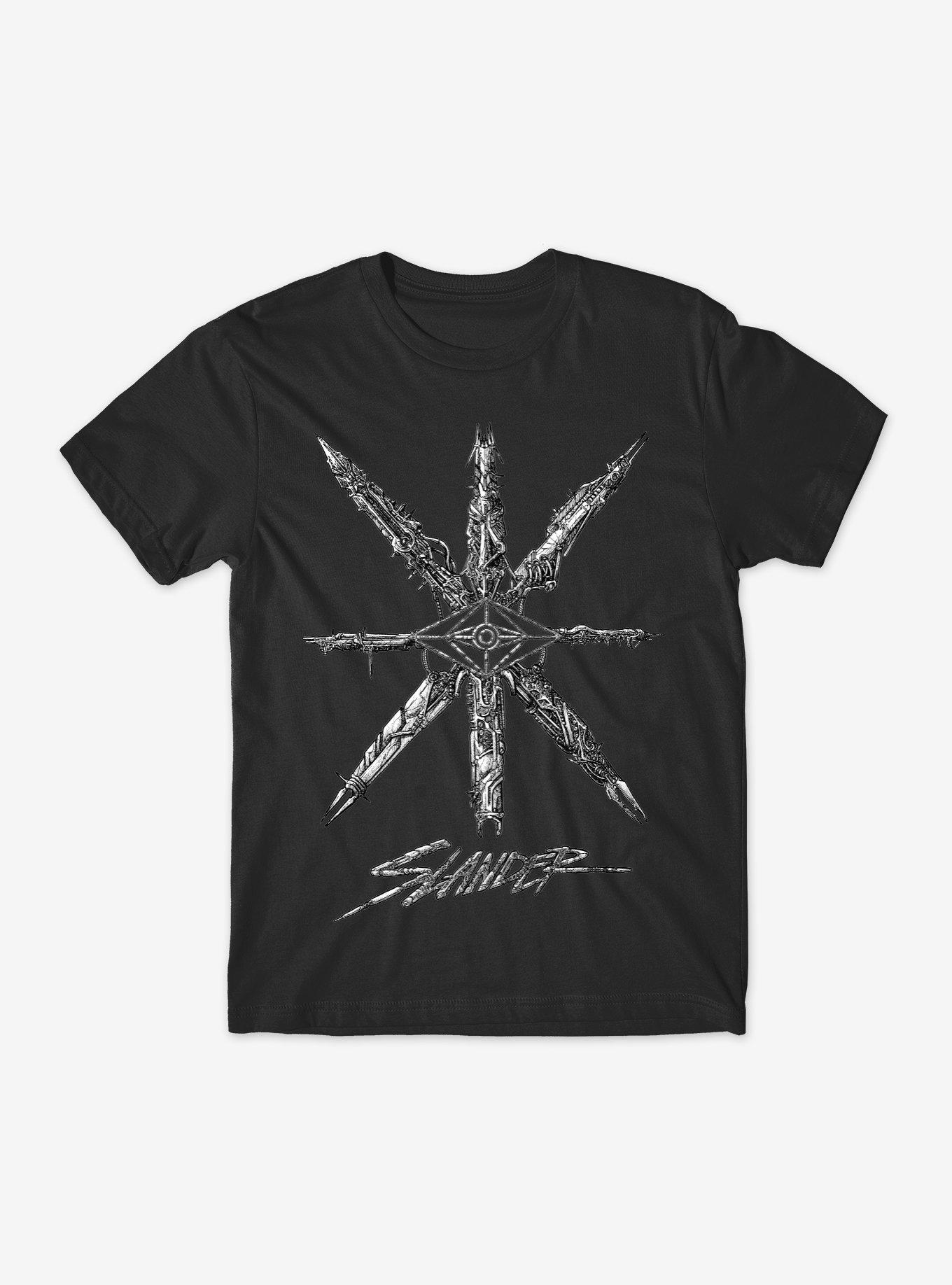 Slander Spiked Eye Symbol T-Shirt