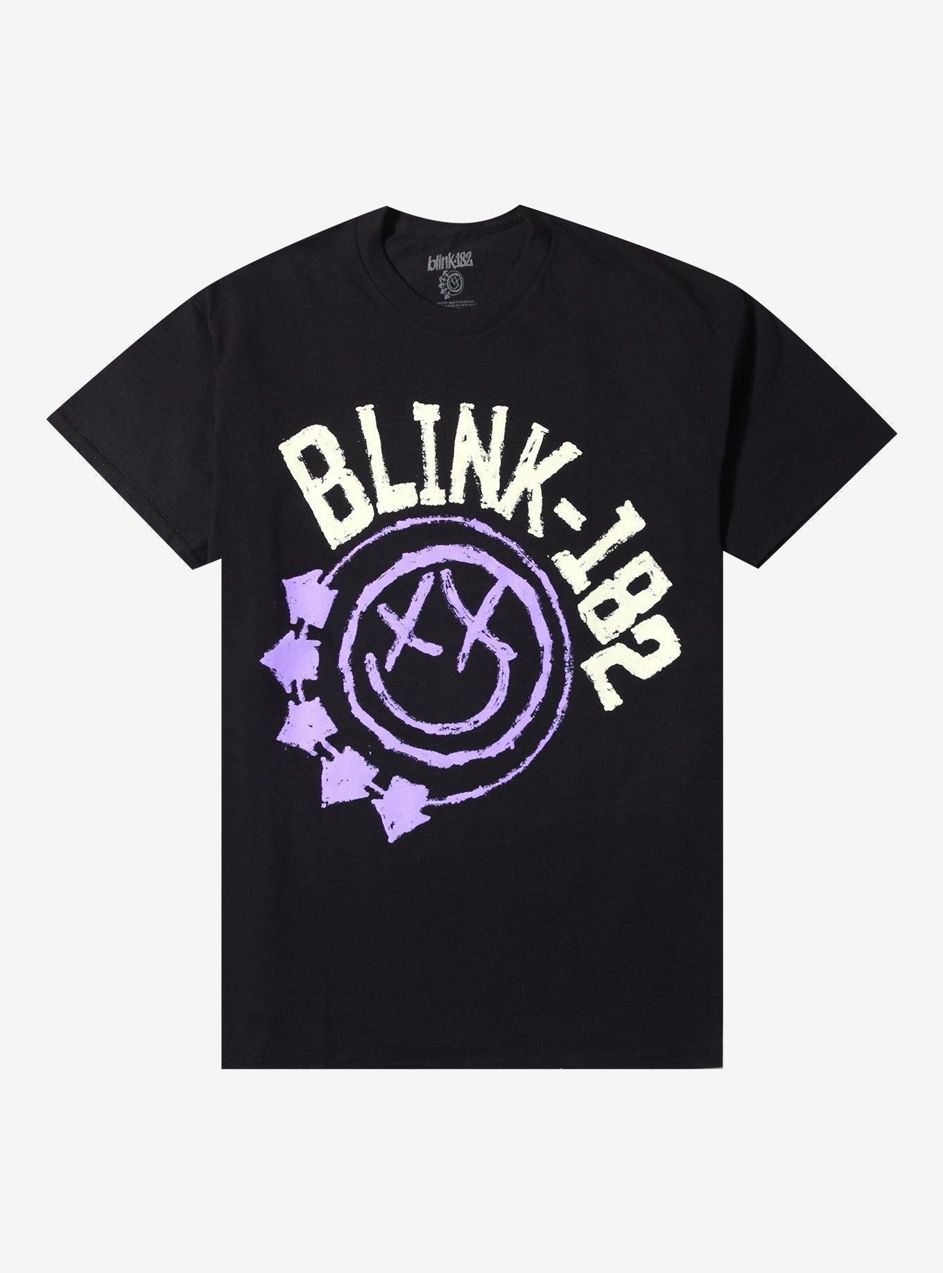 Blink-182 Purple Smile Logo T-Shirt