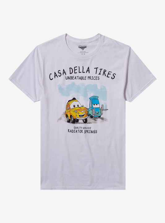 Disney Pixar Cars Luigi & Guido Boyfriend Fit Girls T-Shirt