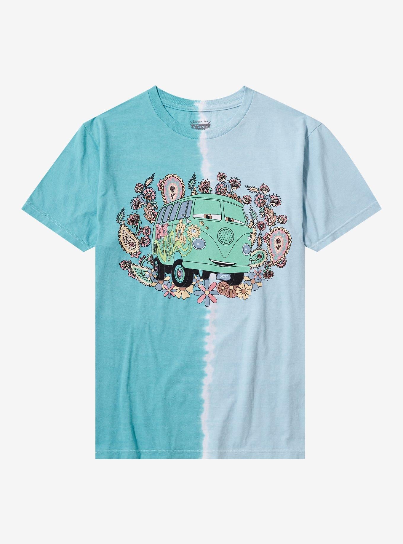 Disney Pixar Cars Fillmore TieDye Girls TShirt Graphic Tee | Graphic Tee | Unisex Shirt | High-Quality Print