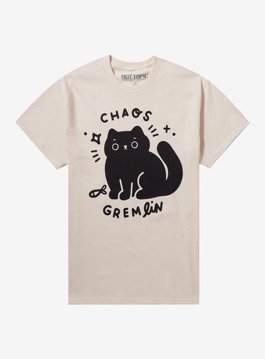 Chaos Gremlin Cat T-Shirt By Yayitsvica