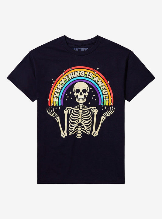 Everything Is Awful Skeleton T-Shirt
