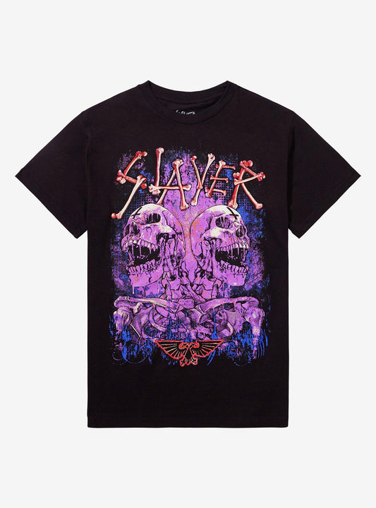 Slayer Screaming Skeletons Boyfriend Fit Girls T-Shirt