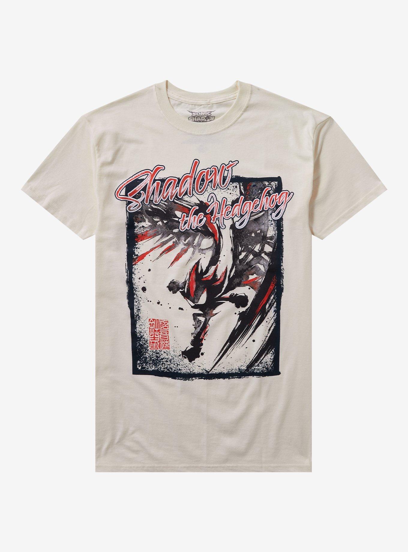 Sonic The Hedgehog Shadow Watercolor T-Shirt