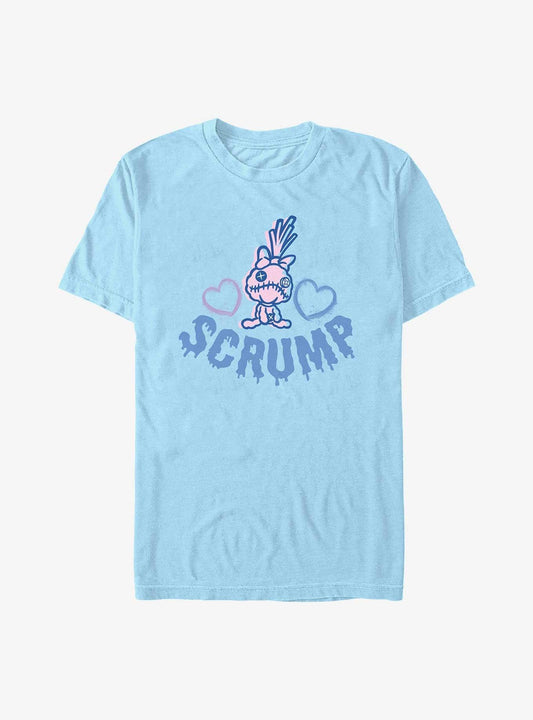 Disney Lilo Stitch Scrump Hearts T-Shirt T-Shirt | Top Trending Artwork | Perfect For Daily Wear