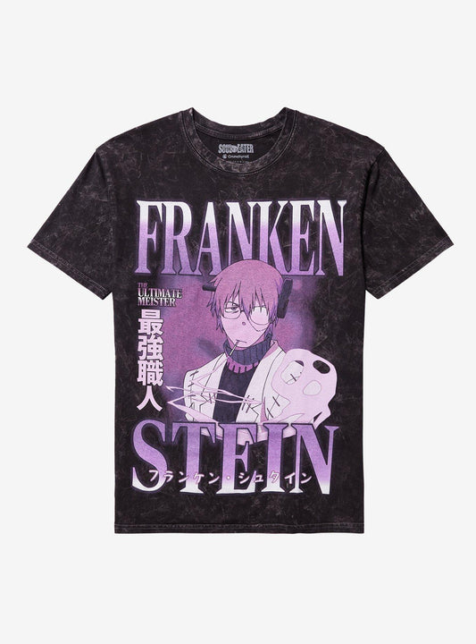 Soul Eater Franken Stein Dark Wash T-Shirt