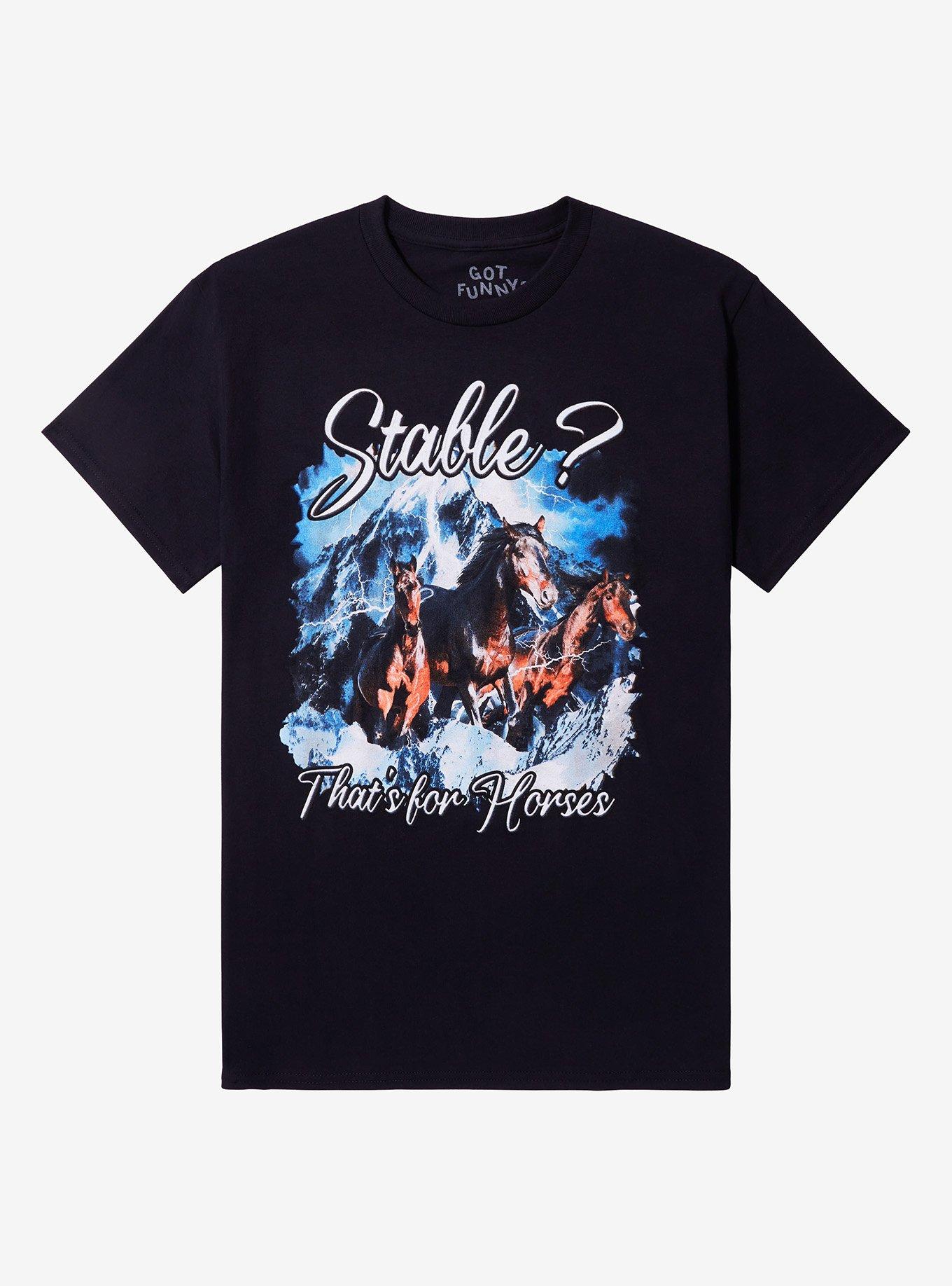 Stable Horses T-Shirt By Got Funny?