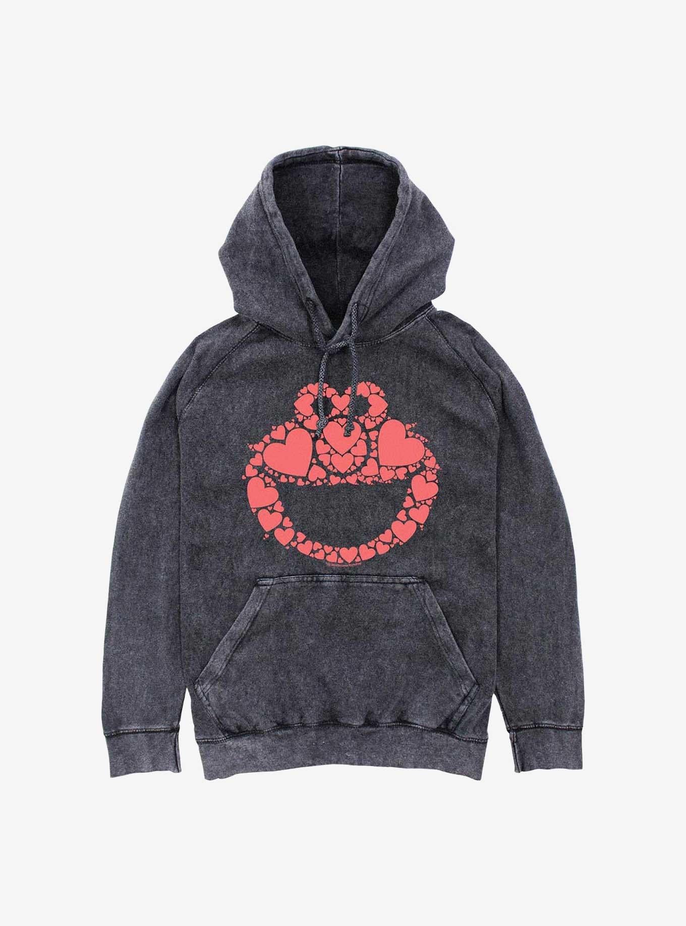 Sesame Street Elmo Heart Mineral Wash Hoodie
