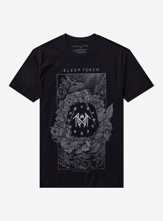 Sleep Token Sundowning Runes & Flowers T-Shirt