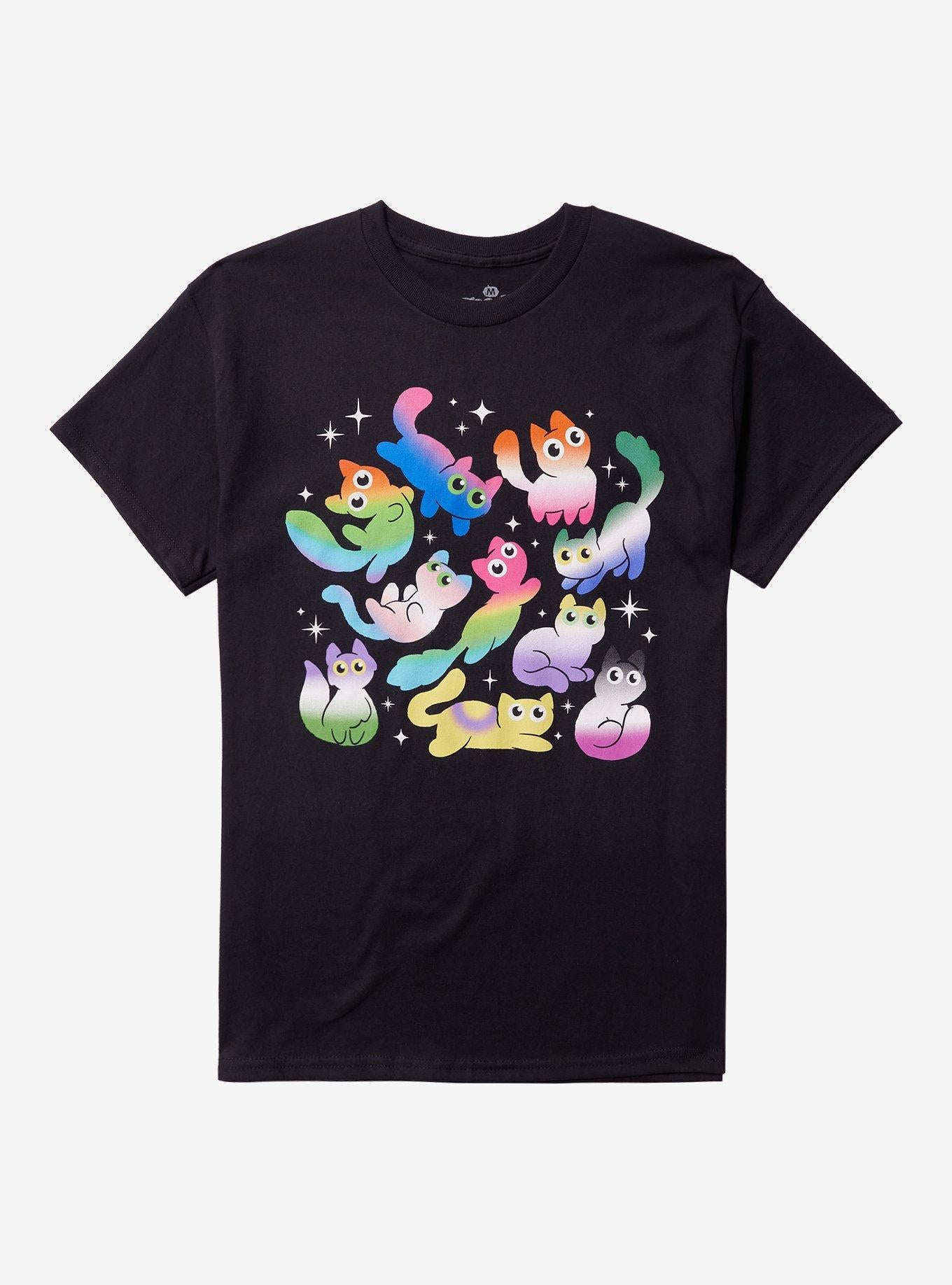 Pride Flags Void Cats T-Shirt By Goodie Two Sleeves