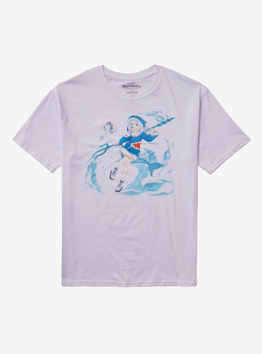 CounterSide X Hololive Myth Gawr Gura Girls T-Shirt