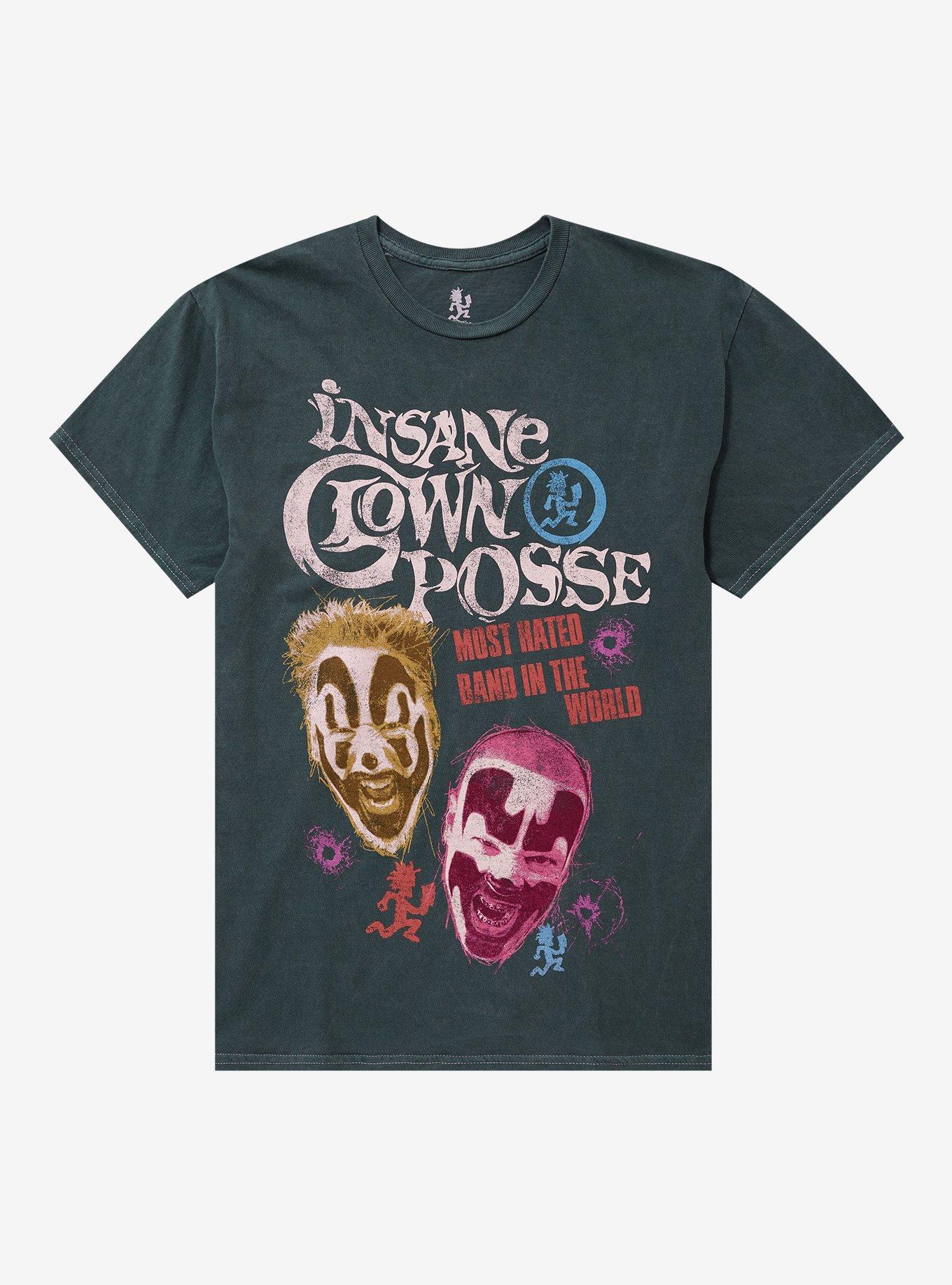 Insane Clown Posse Most Hated Band Pigment Dyed Girls T-Shirt