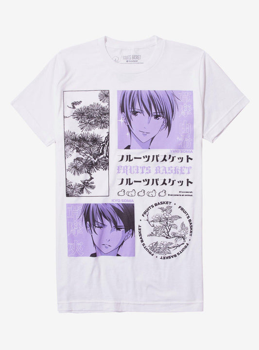 Fruits Basket Kyo Yuki Tonal Icon Girls TShirt Graphic Tee | Graphic Tee | Unisex Shirt | Premium Quality Apparel