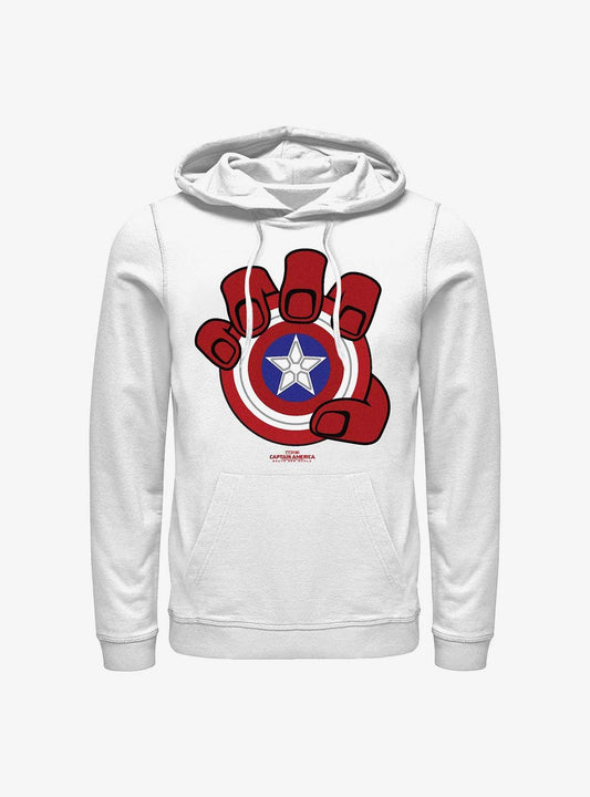Captain America: Brave New World Red Hulk Hand And Shield Hoodie