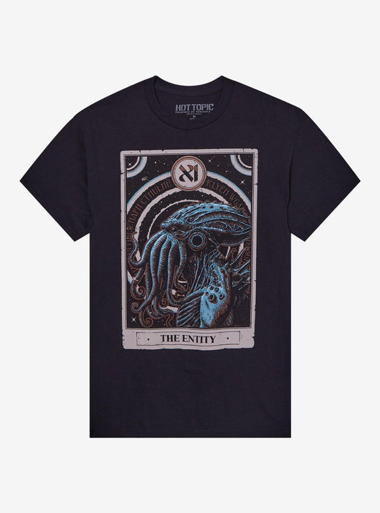 The Entity Tarot Card T-Shirt By Hafaell