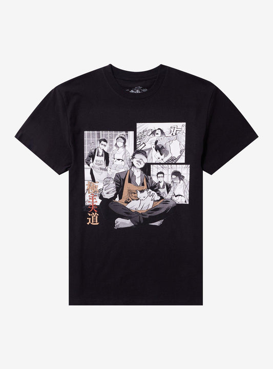 The Way Of The Househusband Tatsu Cat Manga Panels T-Shirt