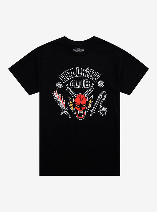 Stranger Things Hellfire Club Logo T-Shirt
