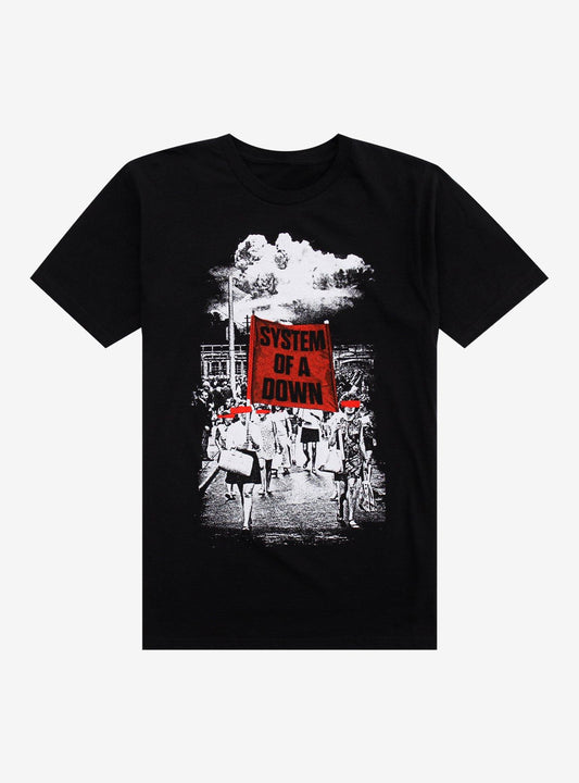 System Of A Down Red Flag Photo T-Shirt