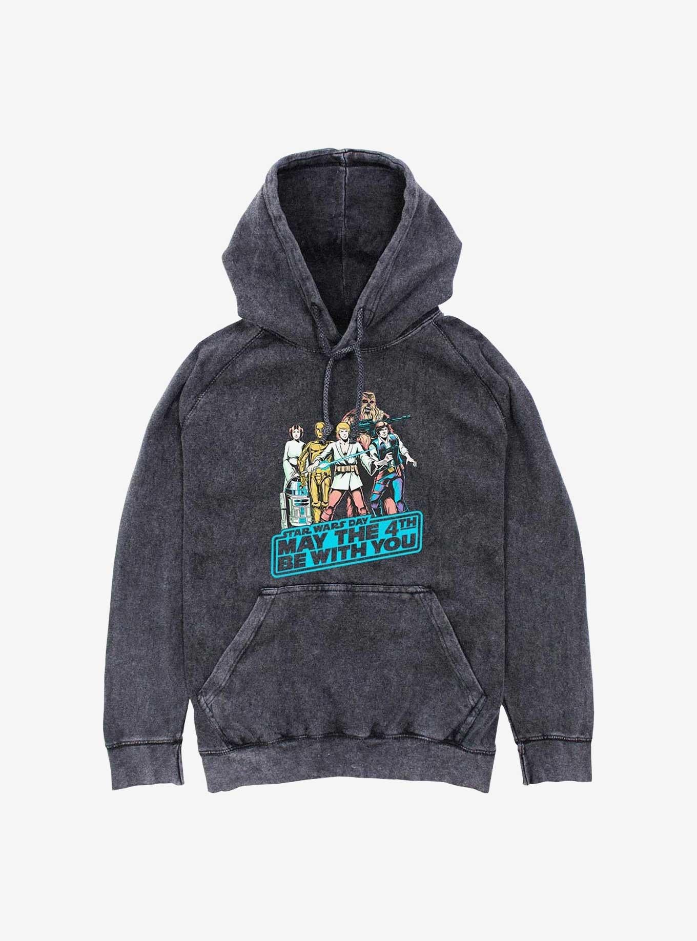Star Wars May Fourth Group Mineral Wash Hoodie
