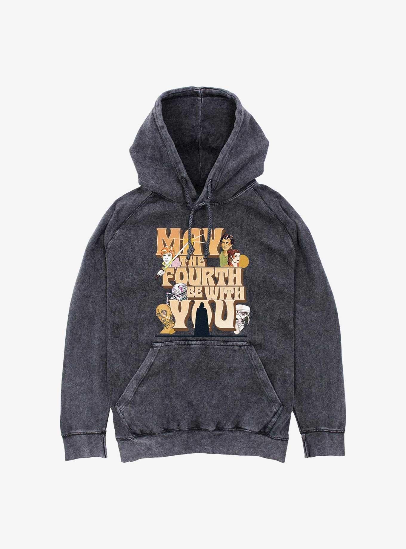 Star Wars May The Fourth Be With You Mineral Wash Hoodie