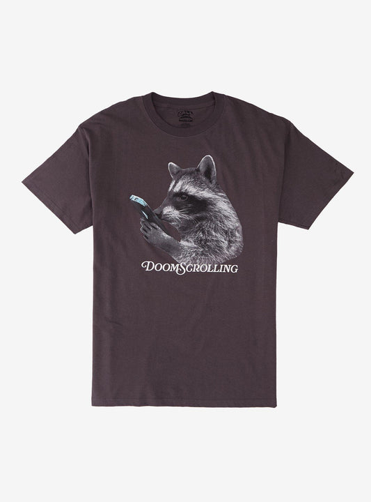 Doom Scrolling Raccoon T-Shirt By Call Your Mother