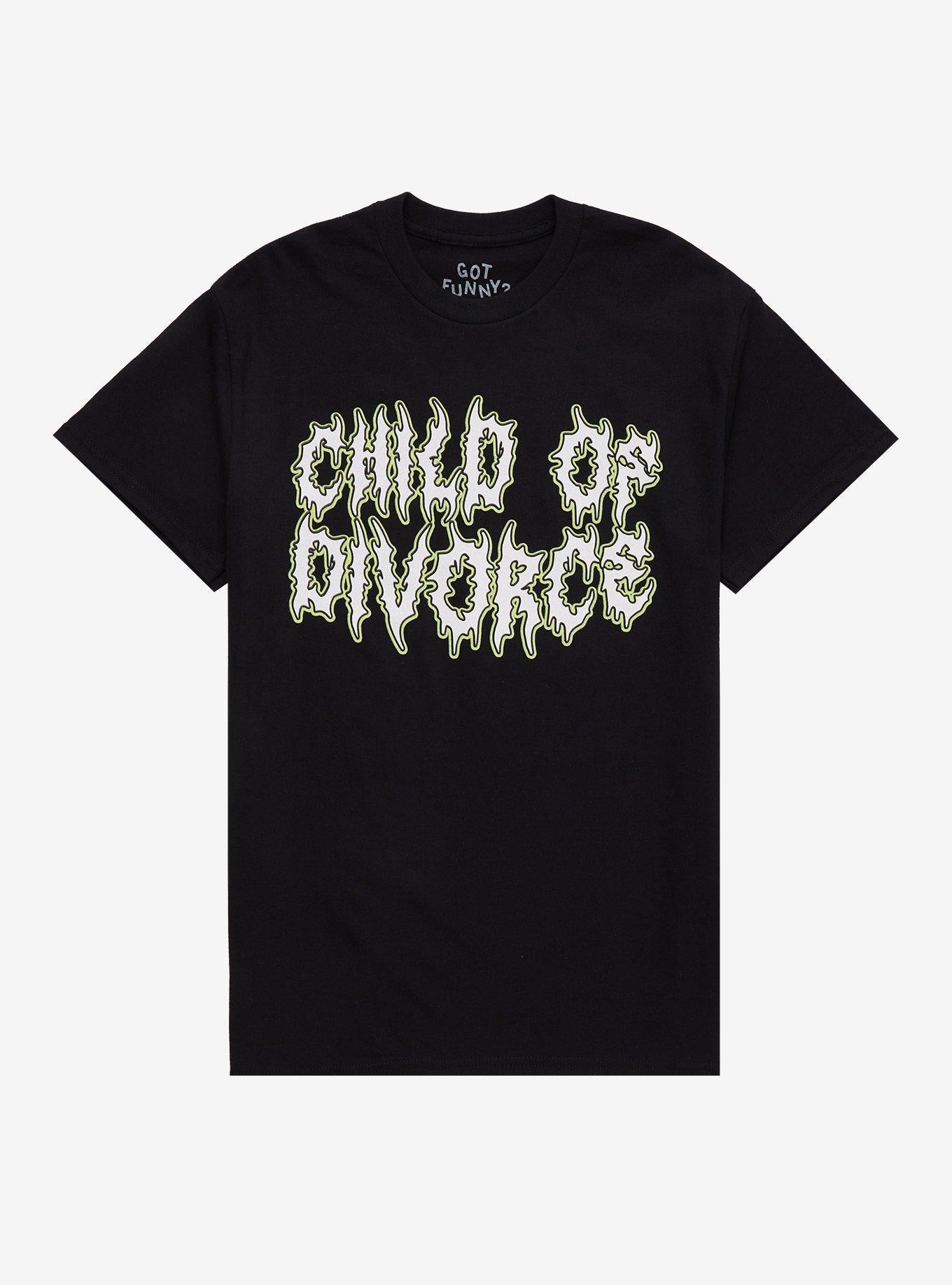 Child Of Divorce Metal T-Shirt By Got Funny?