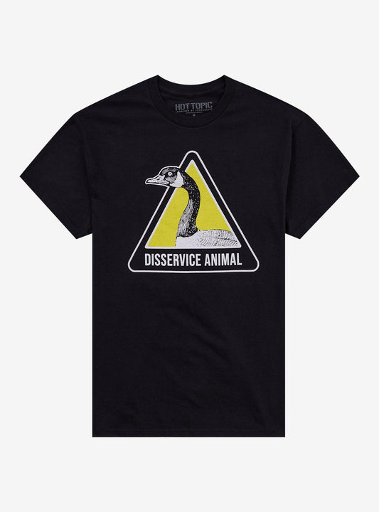 Disservice Animal Goose T-Shirt By Effin' Birds