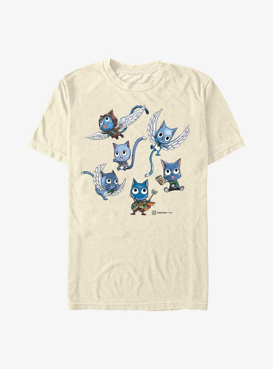 Fairy Tail Happy Toss T-Shirt