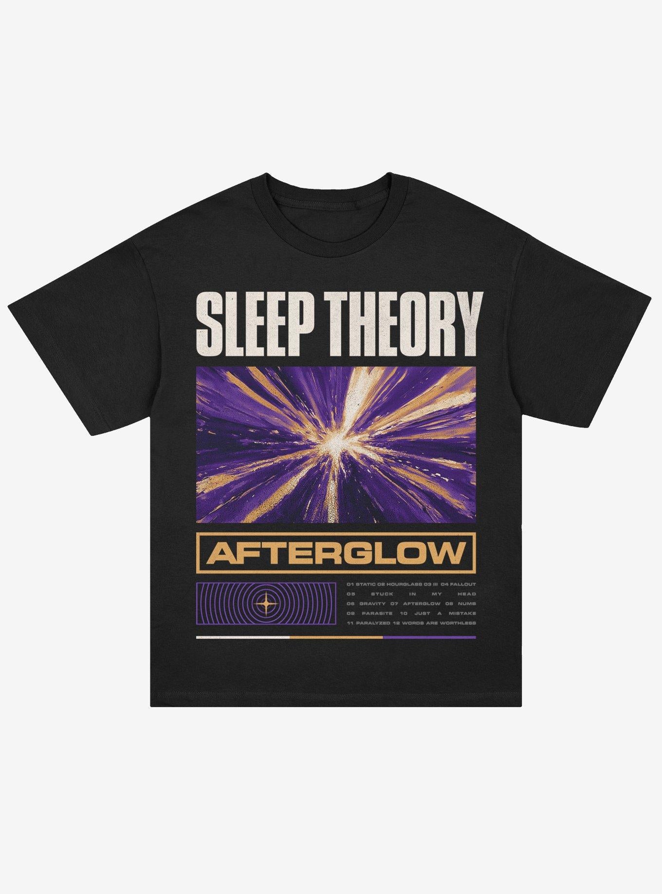 Sleep Theory Afterglow Track List T-Shirt HoT Topic Exclusive