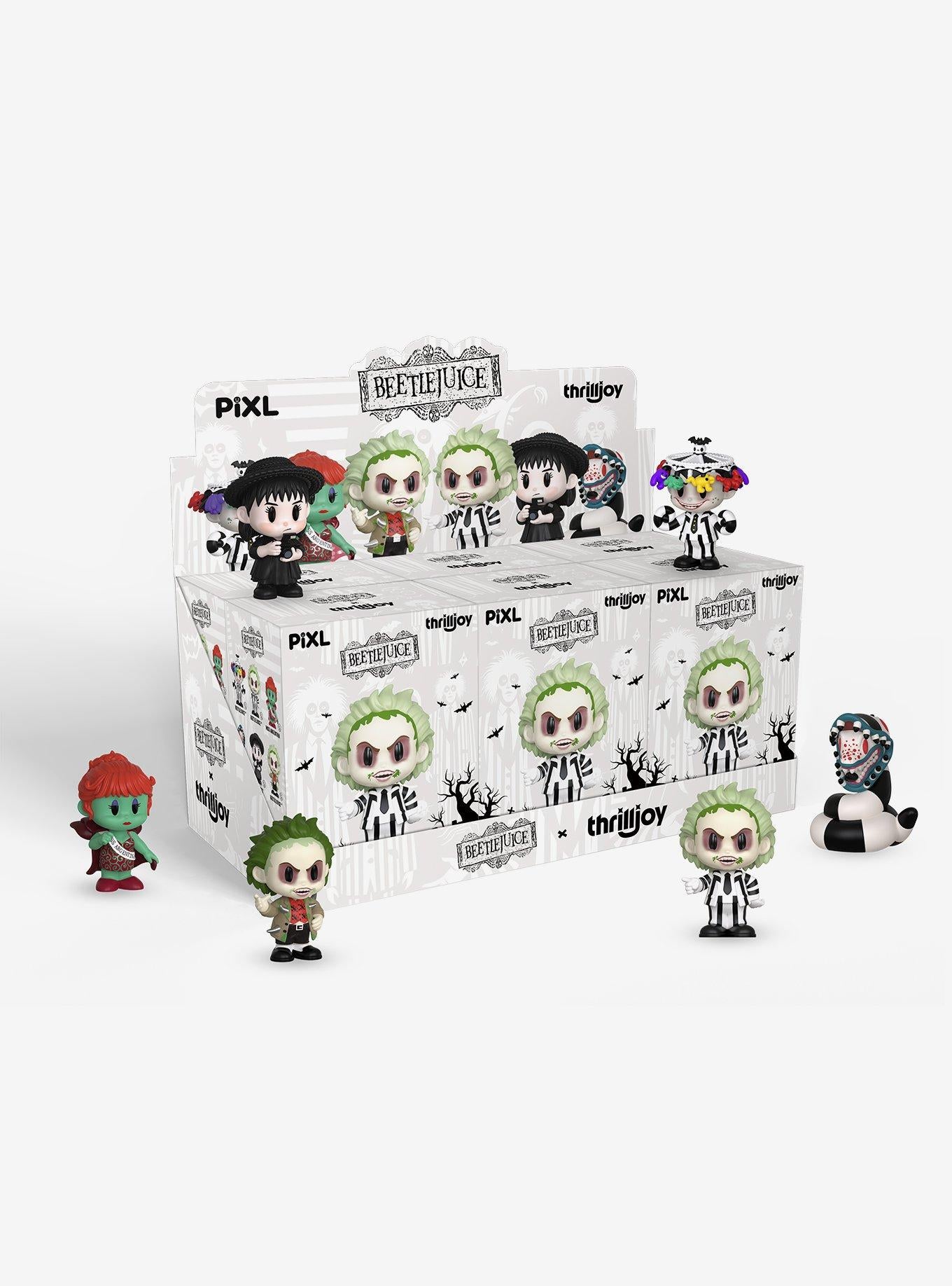 Thrilljoy Beetlejuice Pixl Blind Box Collectible Figure