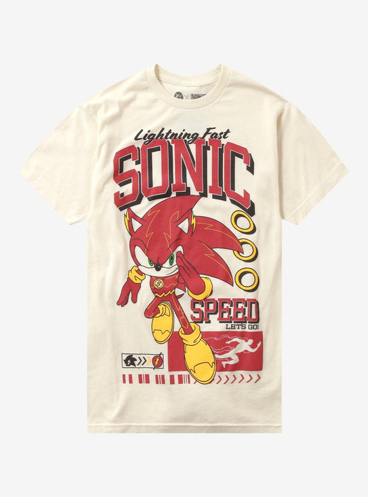 DC Comics Flash X Sonic The Hedgehog T-Shirt
