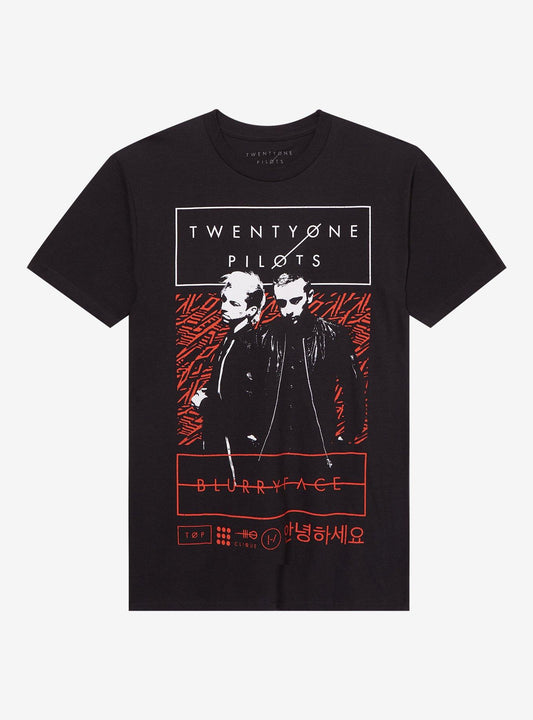 Twenty One Pilots Blurryface Duo Portrait T-Shirt