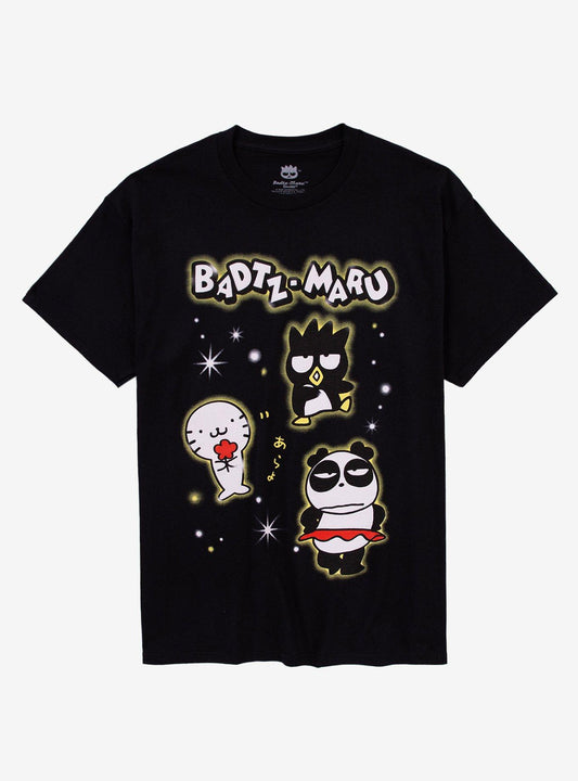 Badtz-Maru Friends Airbrush Art Girls T-Shirt