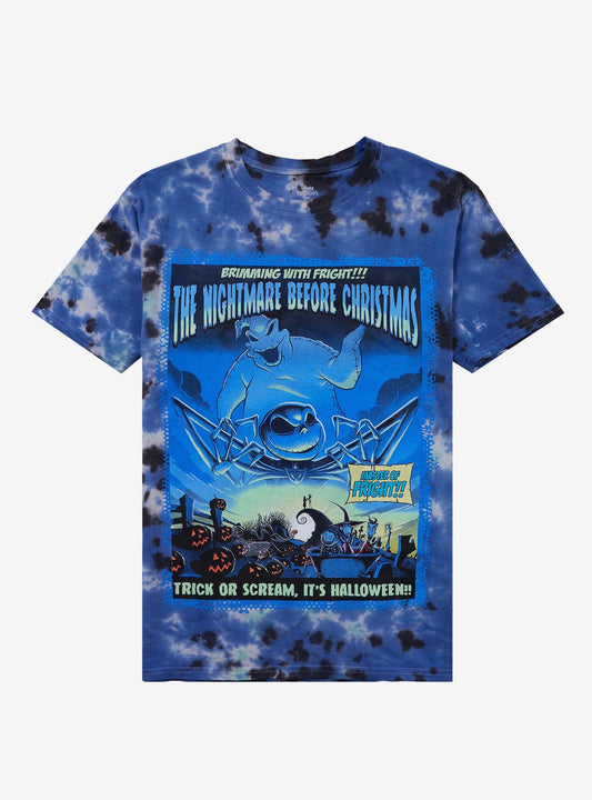 The Nightmare Before Christmas Oogie Boogie Tie-Dye Girls T-Shirt