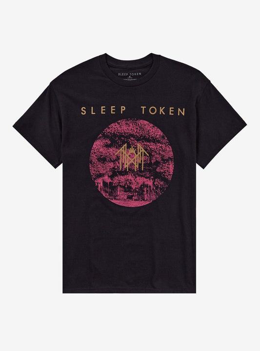 Sleep Token Even In Arcadia Pink Circle T-Shirt