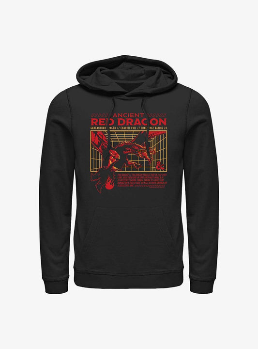 Dungeons & Dragons Red Dragon Stats Hoodie
