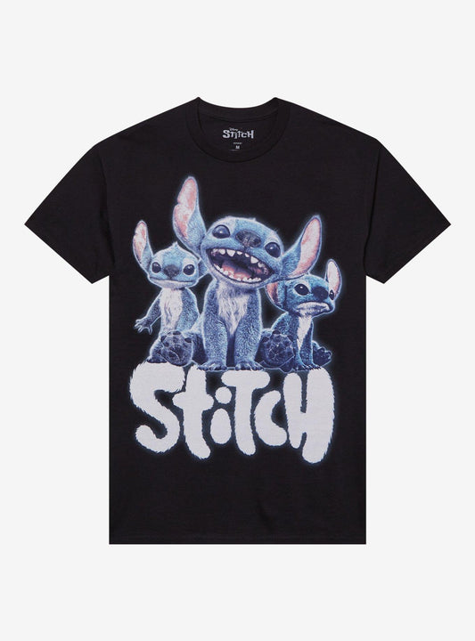 Disney Lilo Stitch Stitch Collage T-Shirt T-Shirt | Exclusive Art Design | Perfect For Daily Wear