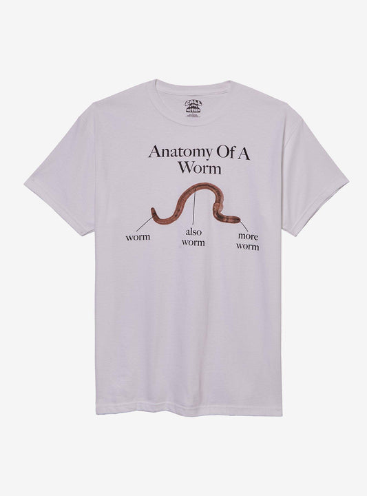 Worm Anatomy T-Shirt By Call Your Mother