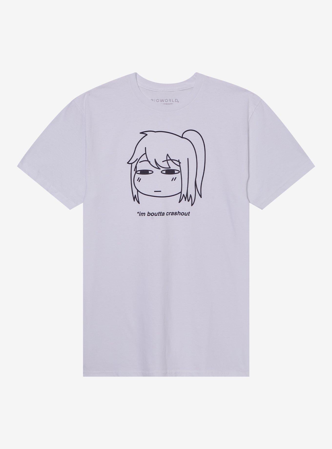 Crash Out Anime Character T-Shirt